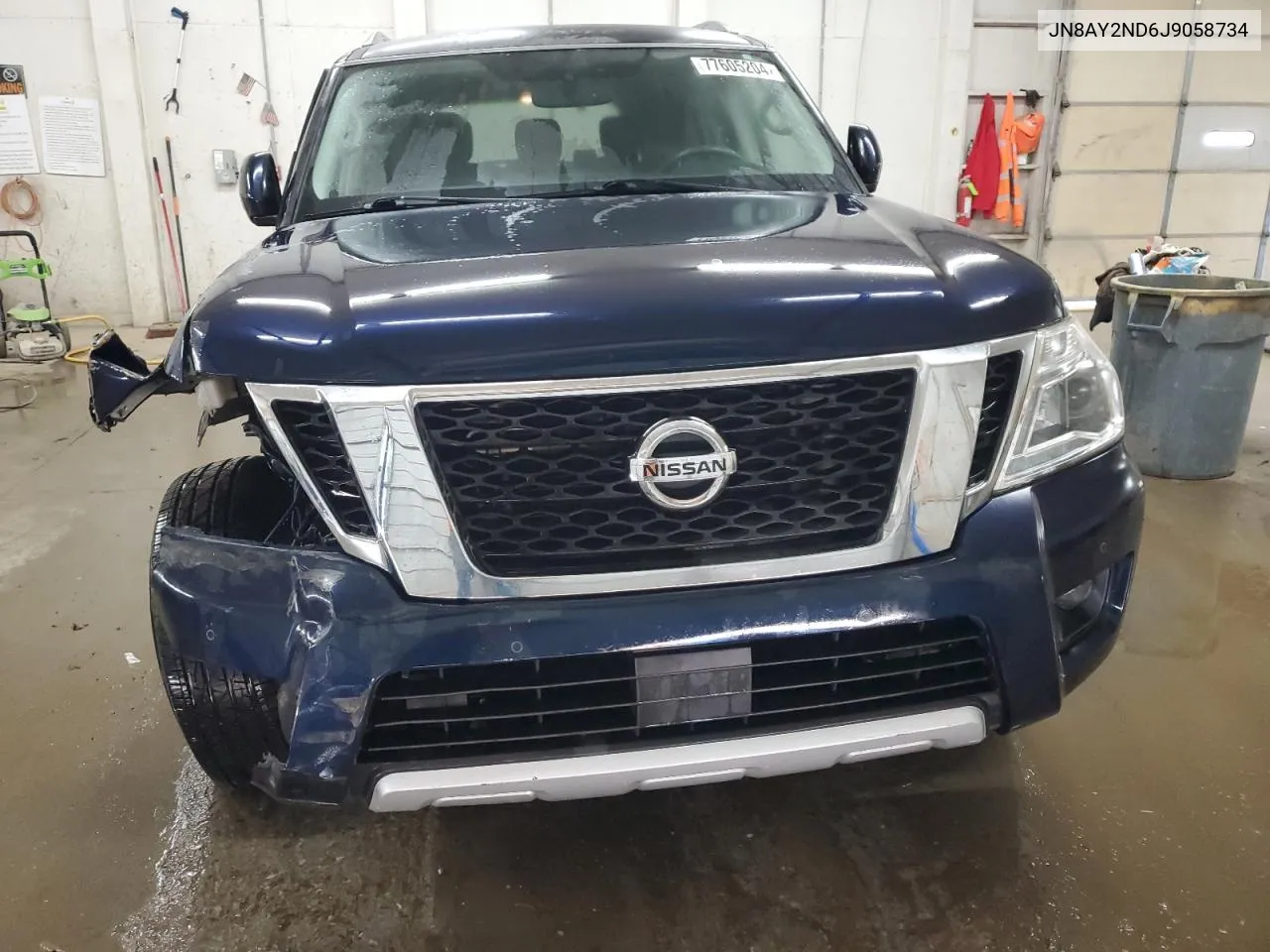 2018 Nissan Armada Sv VIN: JN8AY2ND6J9058734 Lot: 77605204