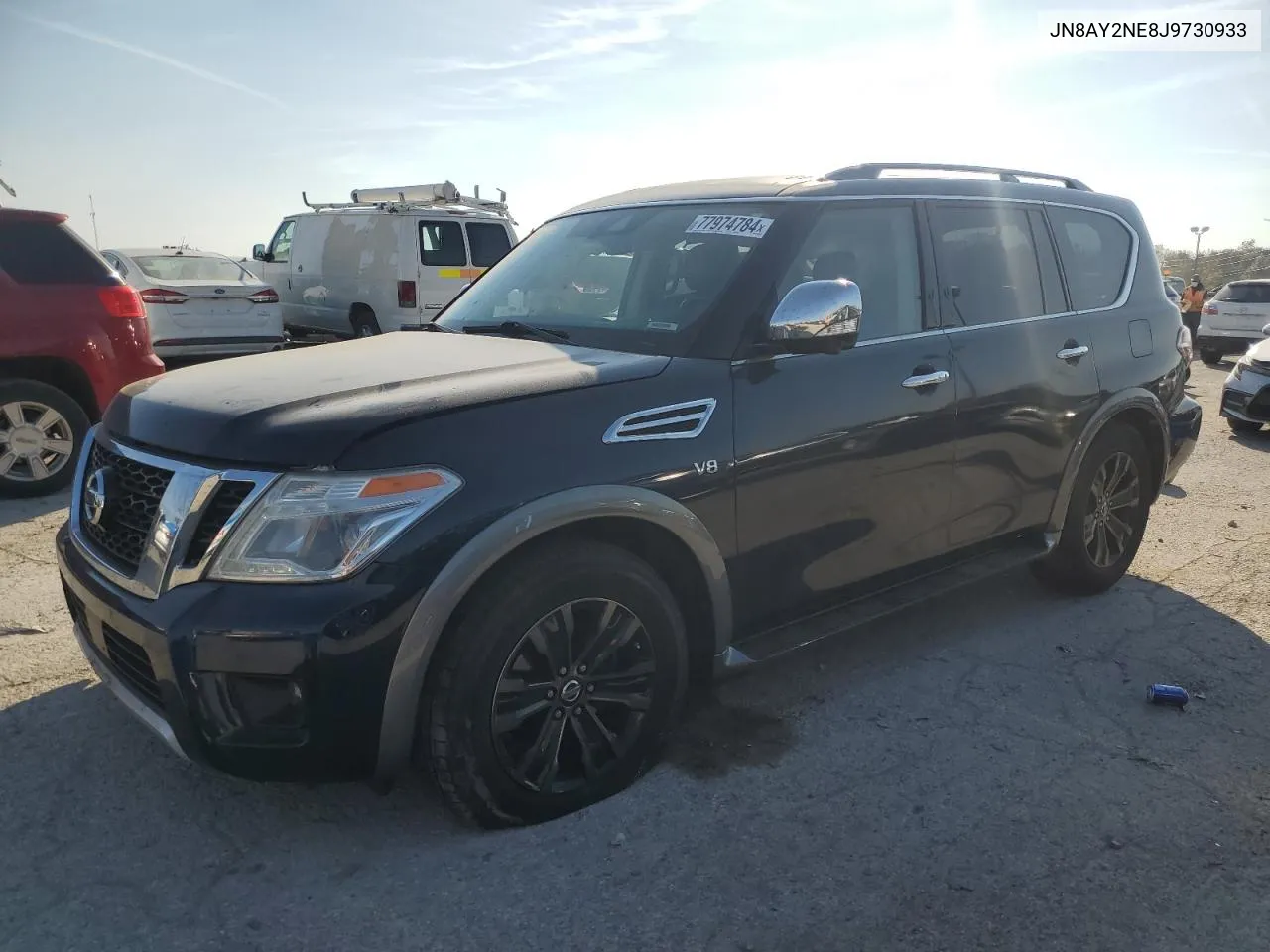 2018 Nissan Armada Platinum VIN: JN8AY2NE8J9730933 Lot: 77974784