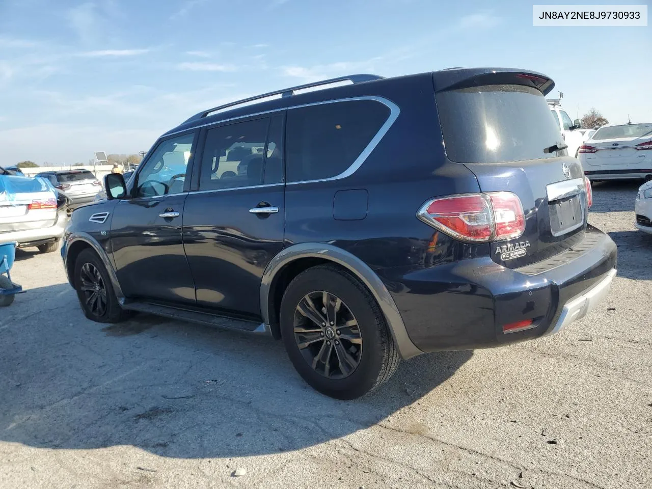 2018 Nissan Armada Platinum VIN: JN8AY2NE8J9730933 Lot: 77974784