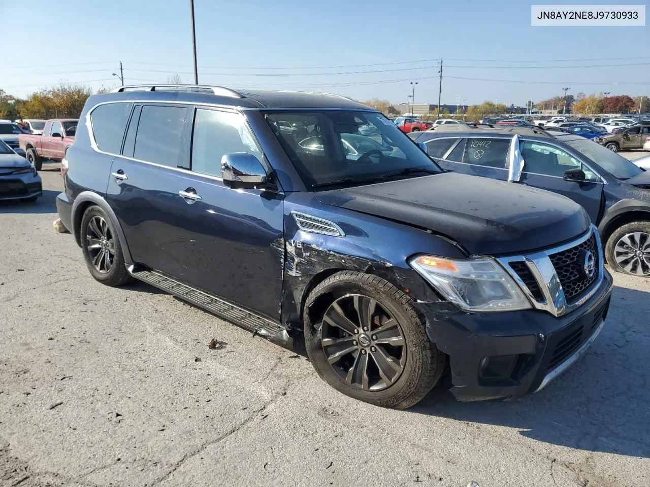 2018 Nissan Armada Platinum VIN: JN8AY2NE8J9730933 Lot: 77974784