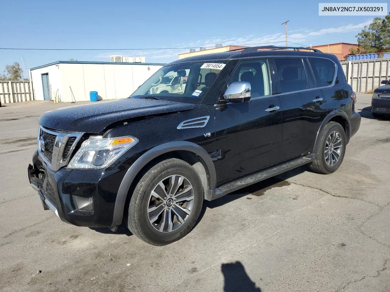 2018 Nissan Armada Sv VIN: JN8AY2NC7JX503291 Lot: 78014954