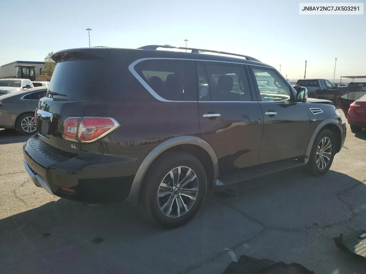 2018 Nissan Armada Sv VIN: JN8AY2NC7JX503291 Lot: 78014954