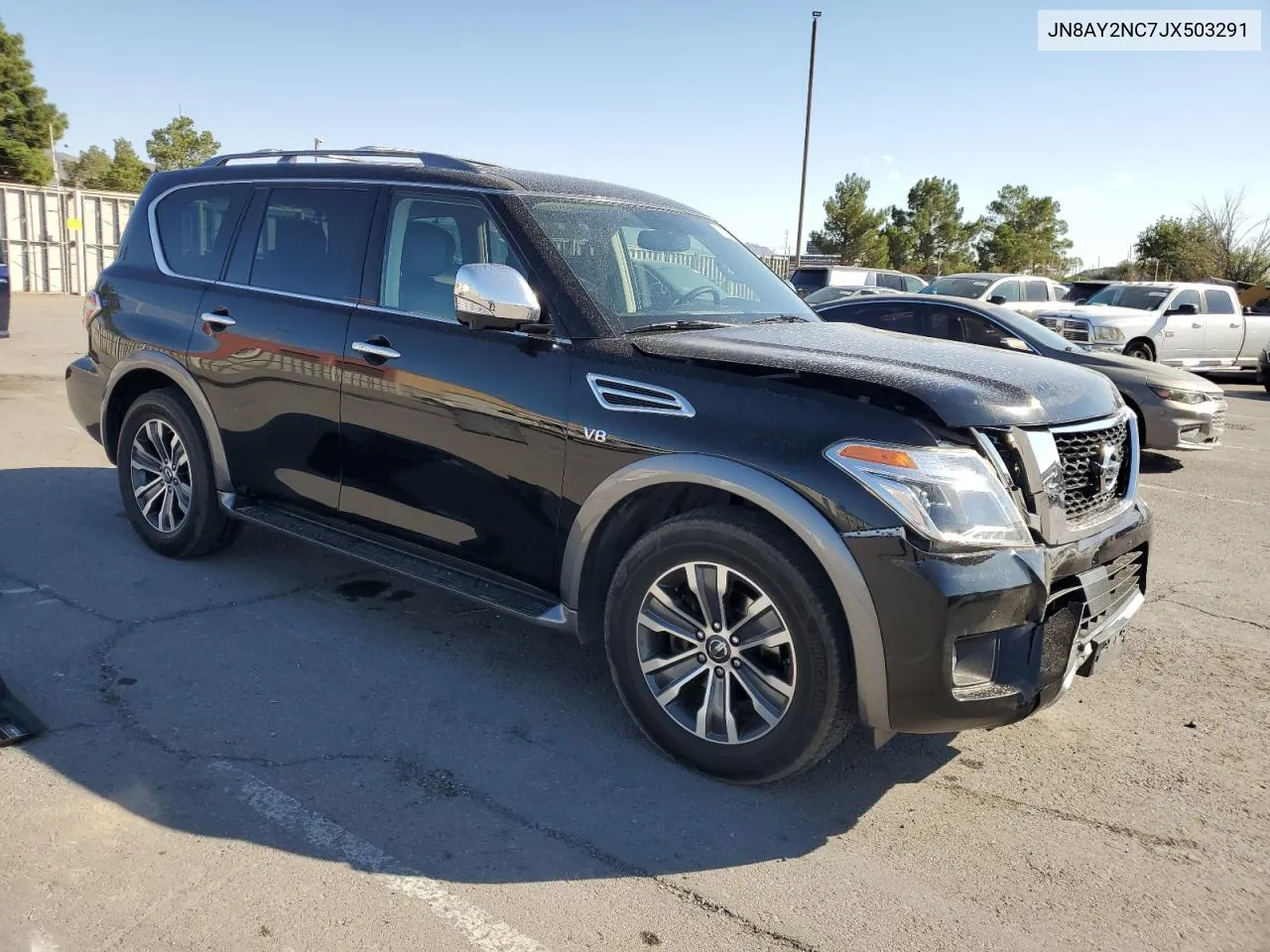 2018 Nissan Armada Sv VIN: JN8AY2NC7JX503291 Lot: 78014954