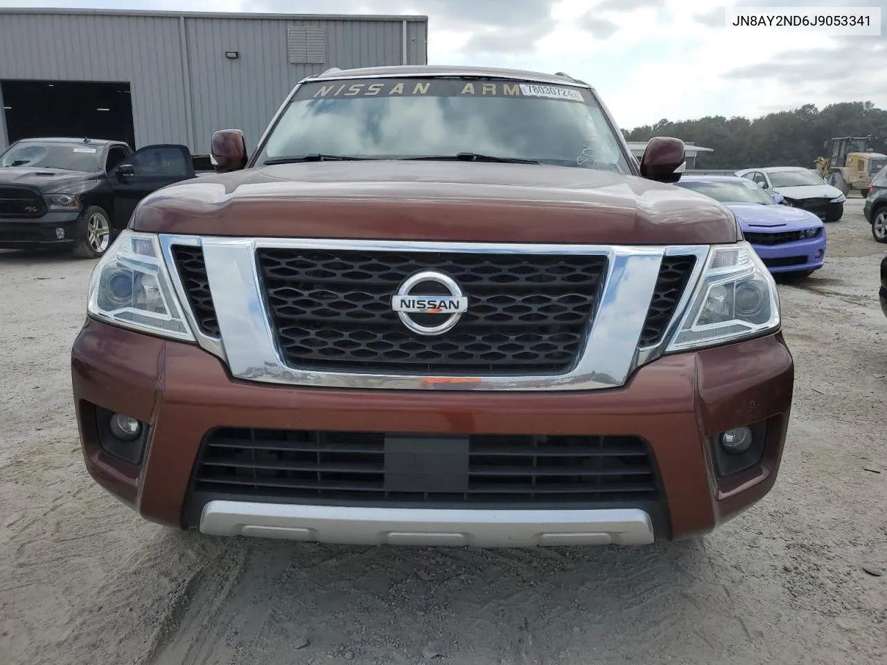 2018 Nissan Armada Sv VIN: JN8AY2ND6J9053341 Lot: 78030724