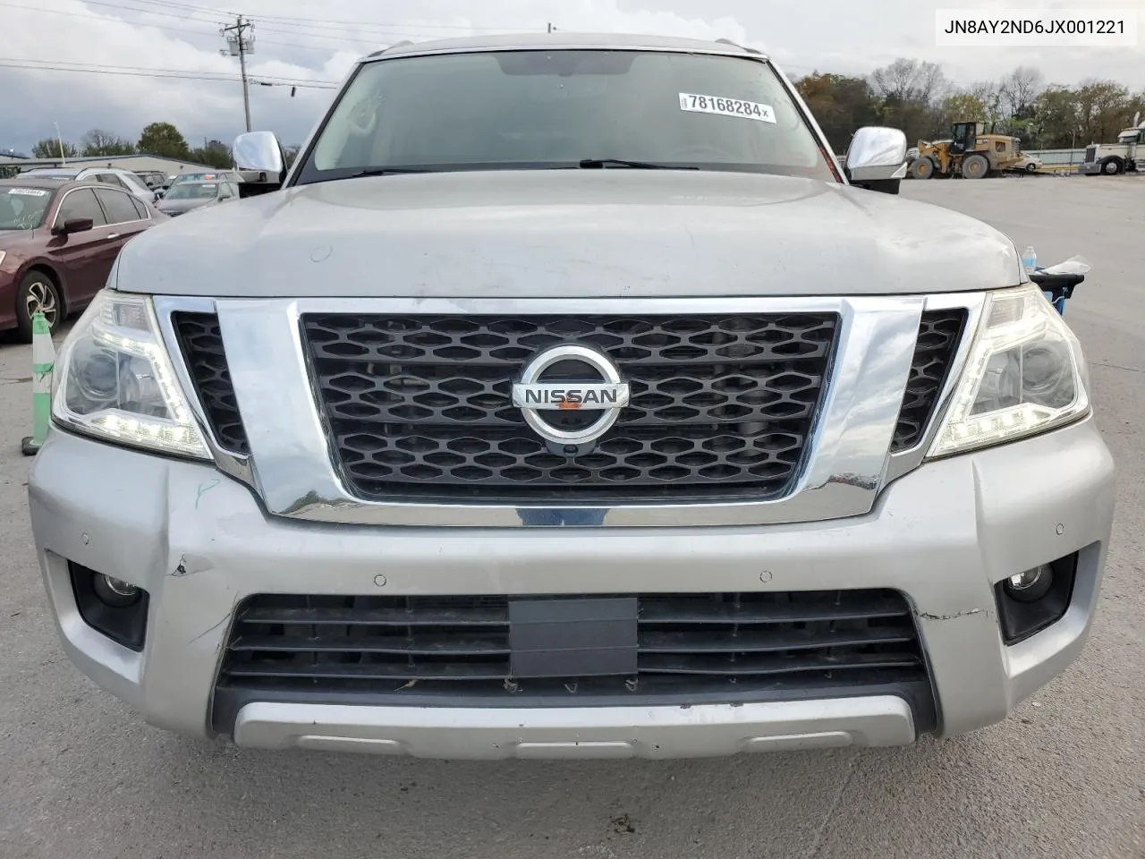 2018 Nissan Armada Sv VIN: JN8AY2ND6JX001221 Lot: 78168284