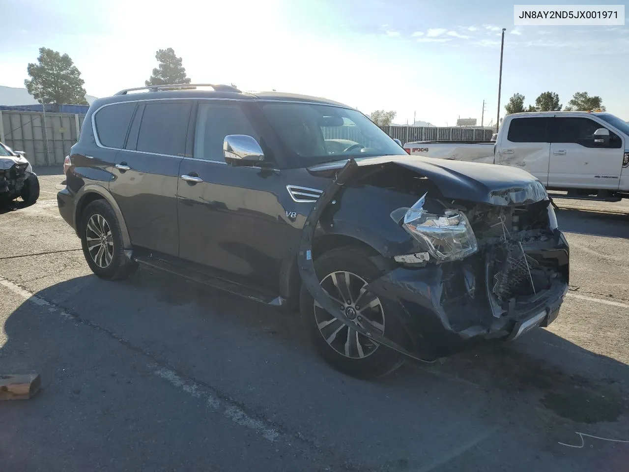 2018 Nissan Armada Sv VIN: JN8AY2ND5JX001971 Lot: 78286994