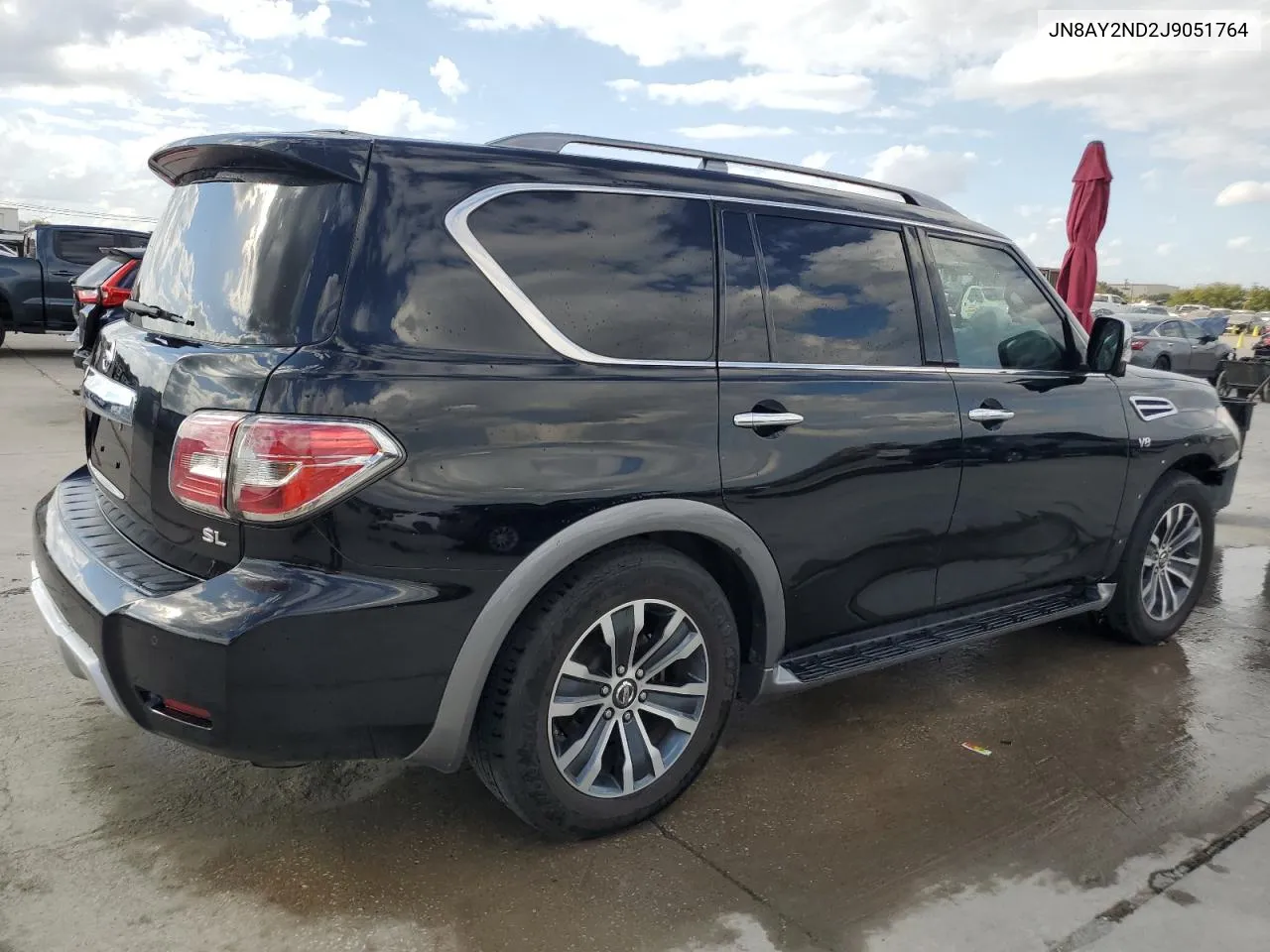 2018 Nissan Armada Sv VIN: JN8AY2ND2J9051764 Lot: 78386324