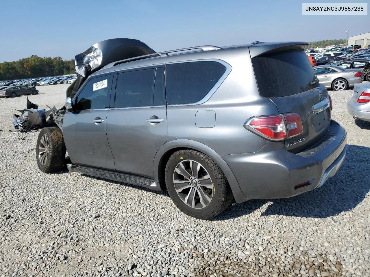 2018 Nissan Armada Sv VIN: JN8AY2NC3J9557238 Lot: 78581304