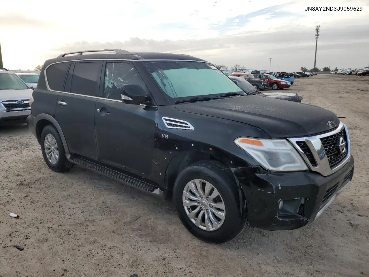 2018 Nissan Armada Sv VIN: JN8AY2ND3J9059629 Lot: 79674144