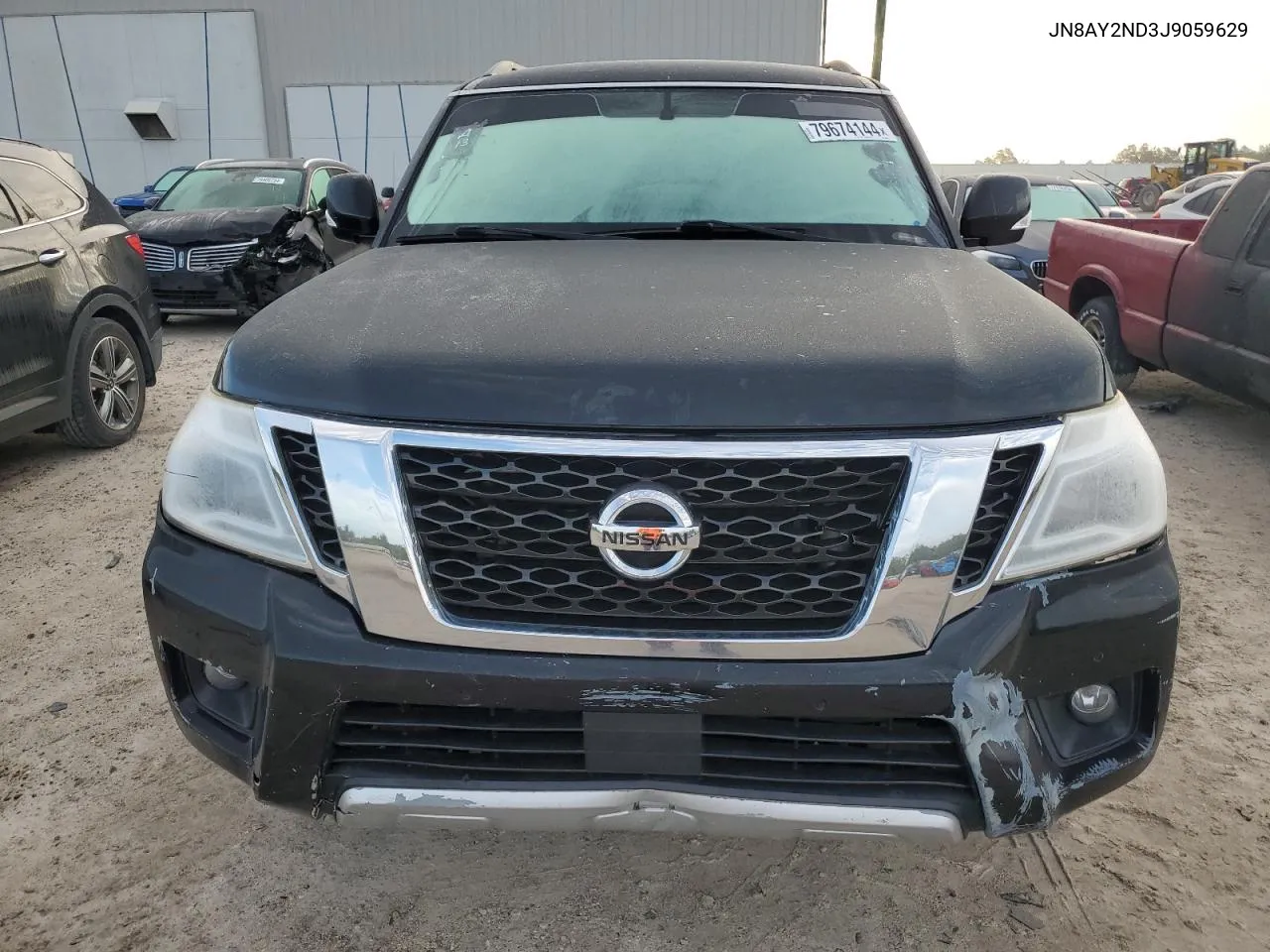 2018 Nissan Armada Sv VIN: JN8AY2ND3J9059629 Lot: 79674144