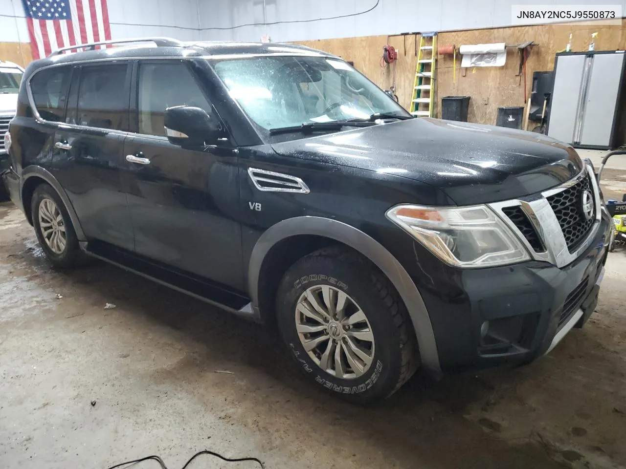 2018 Nissan Armada Sv VIN: JN8AY2NC5J9550873 Lot: 80010784