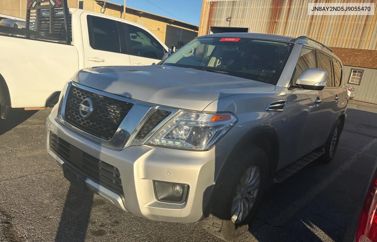 2018 Nissan Armada Sv VIN: JN8AY2ND5J9055470 Lot: 81033754