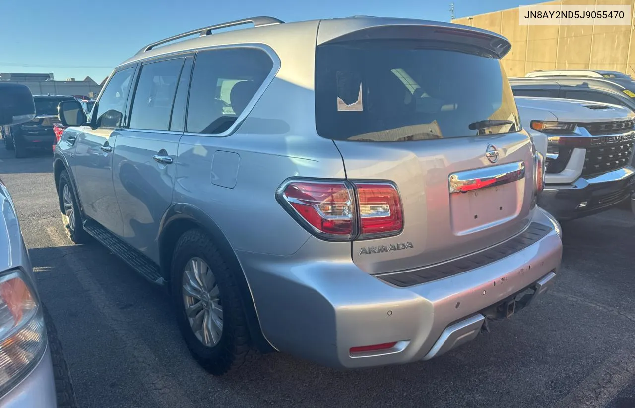 2018 Nissan Armada Sv VIN: JN8AY2ND5J9055470 Lot: 81033754