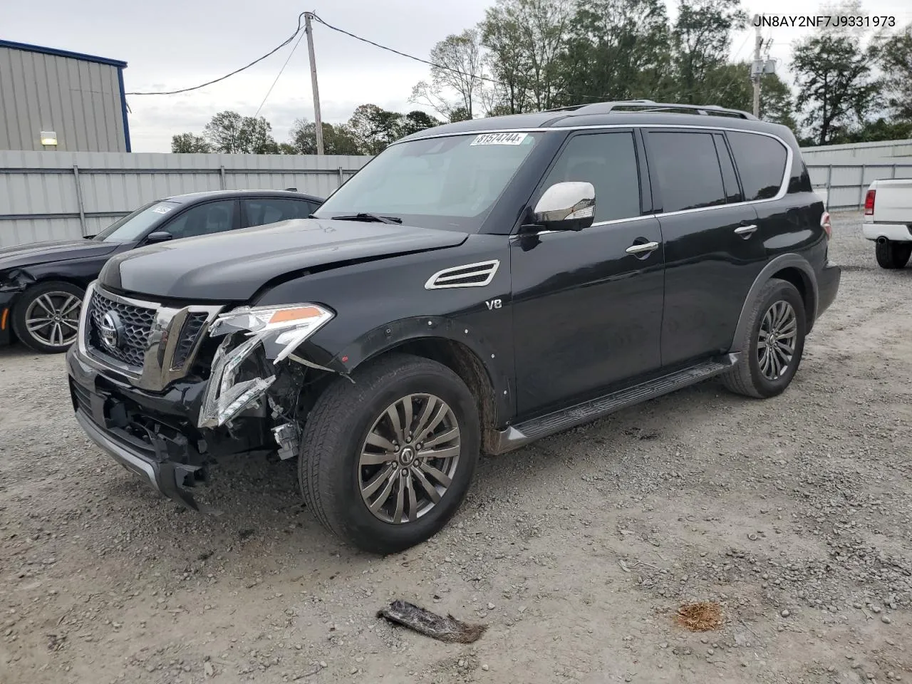 2018 Nissan Armada Platinum VIN: JN8AY2NF7J9331973 Lot: 81574744