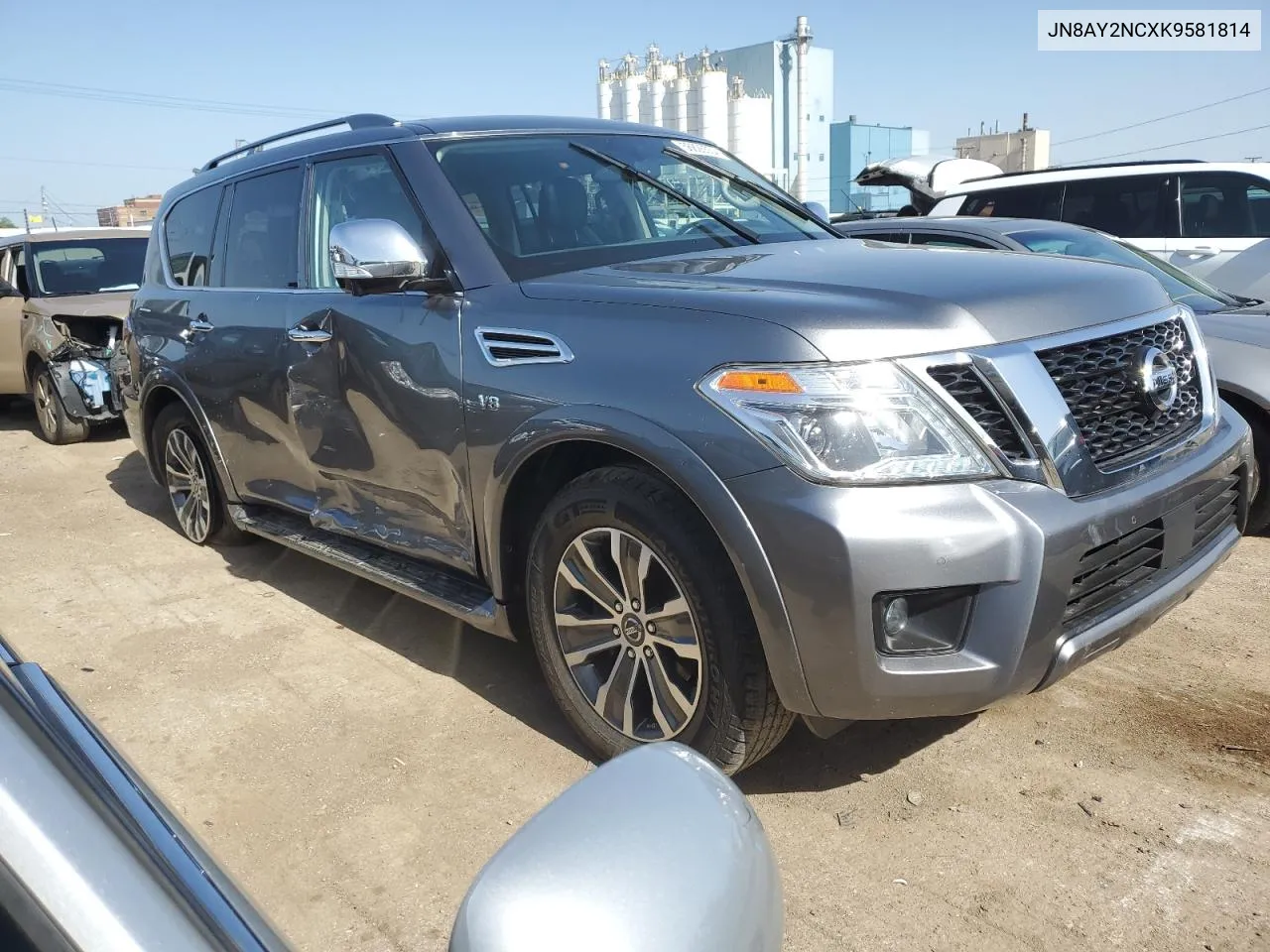 2019 Nissan Armada Sv VIN: JN8AY2NCXK9581814 Lot: 56826554