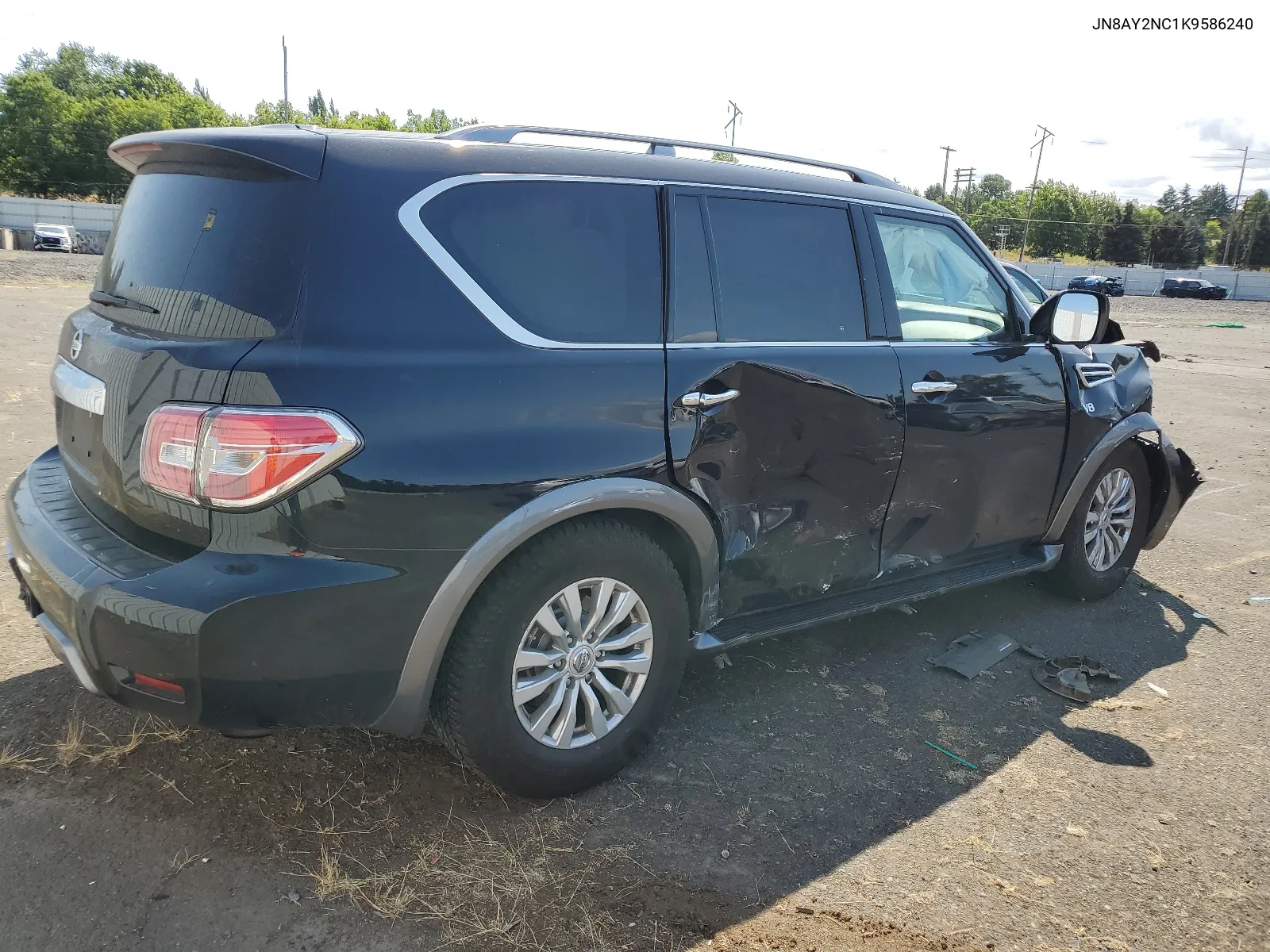 JN8AY2NC1K9586240 2019 Nissan Armada Sv