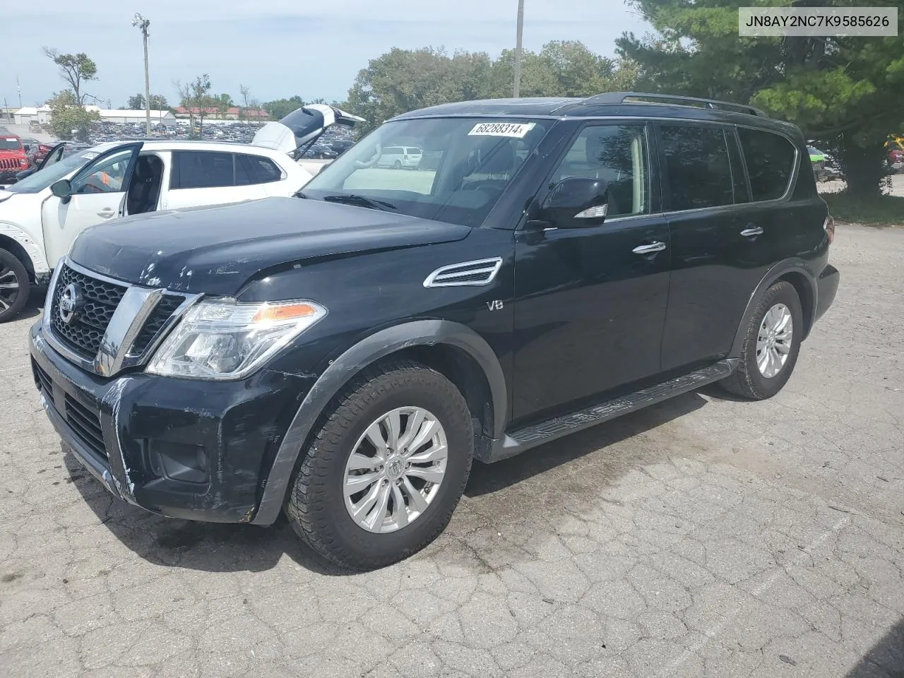 2019 Nissan Armada Sv VIN: JN8AY2NC7K9585626 Lot: 68288314