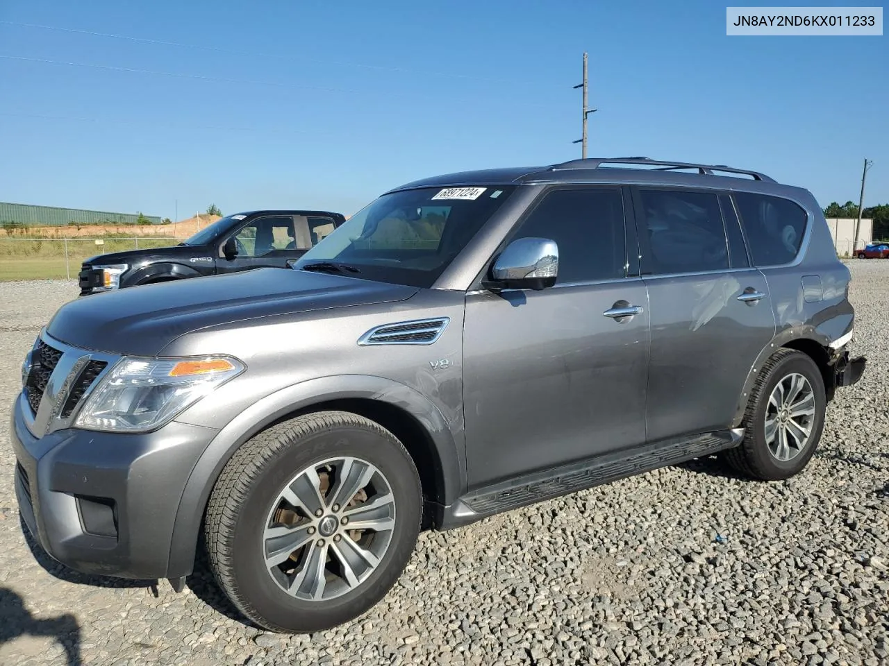 2019 Nissan Armada Sv VIN: JN8AY2ND6KX011233 Lot: 68971224