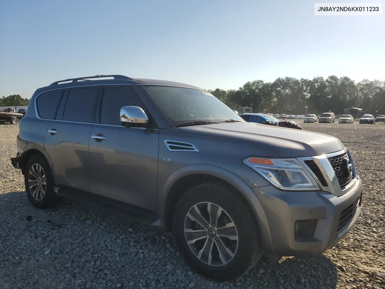 JN8AY2ND6KX011233 2019 Nissan Armada Sv