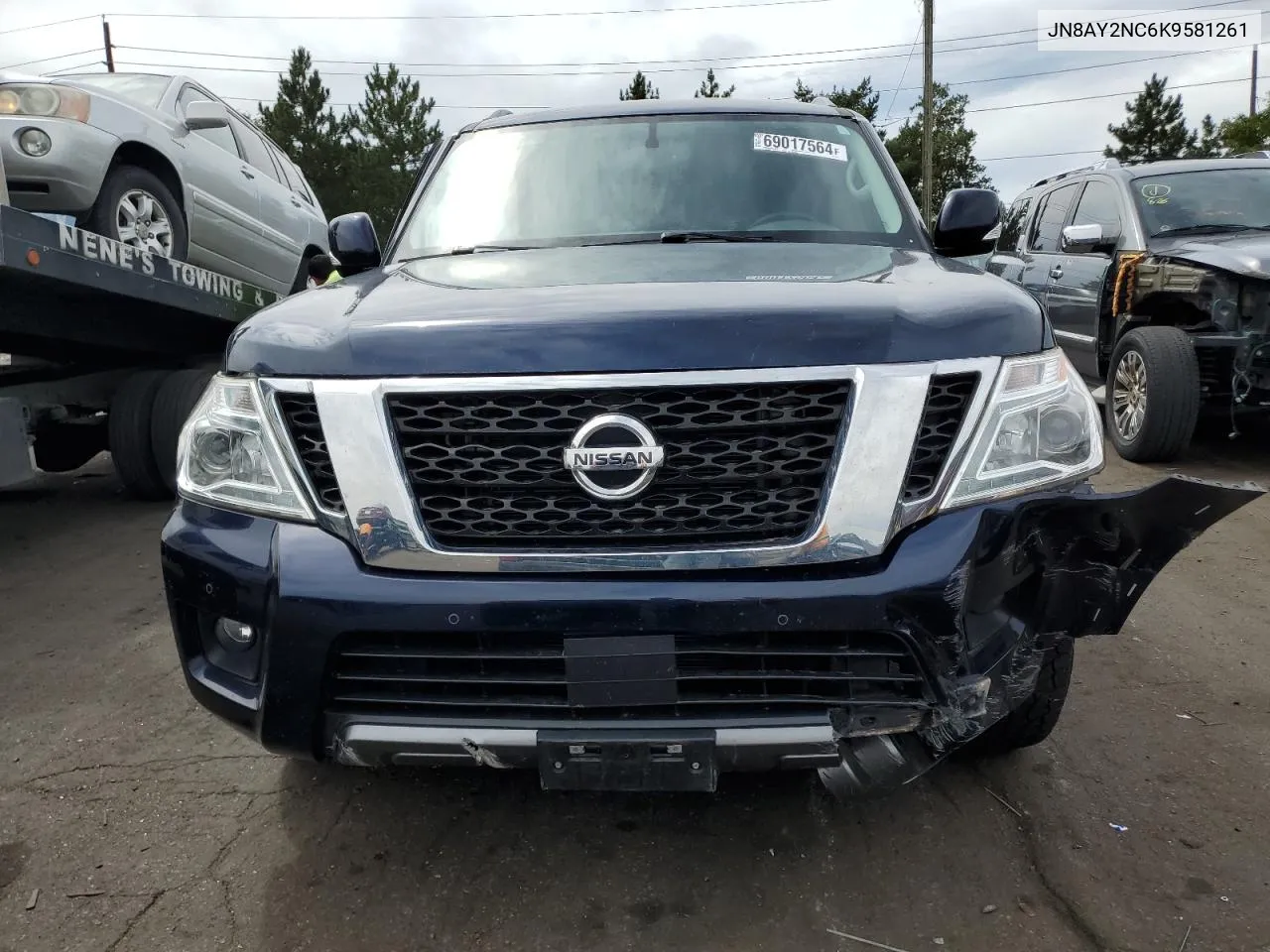 2019 Nissan Armada Sv VIN: JN8AY2NC6K9581261 Lot: 69017564