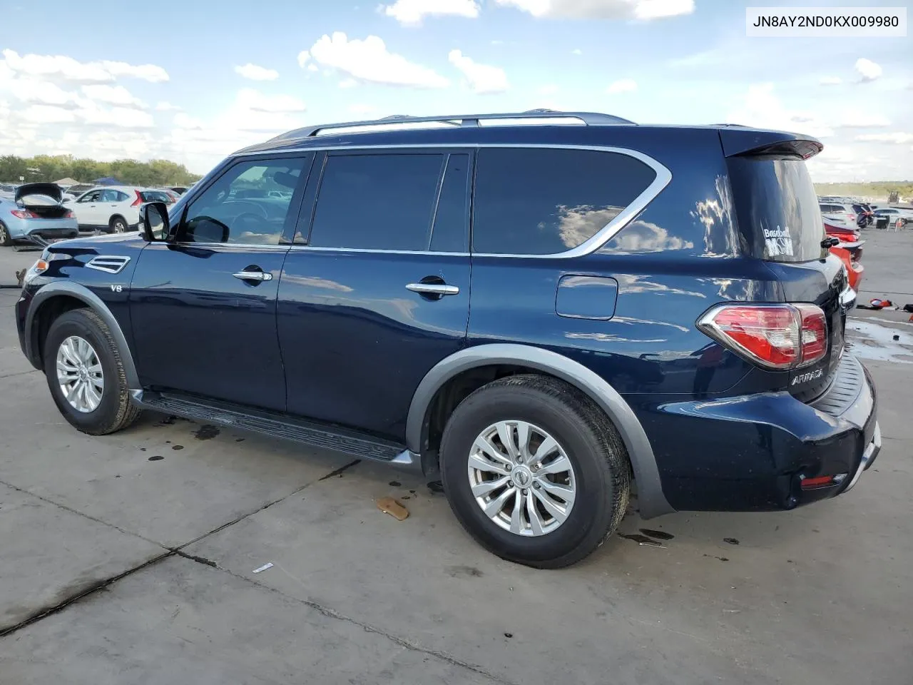 2019 Nissan Armada Sv VIN: JN8AY2ND0KX009980 Lot: 69050144