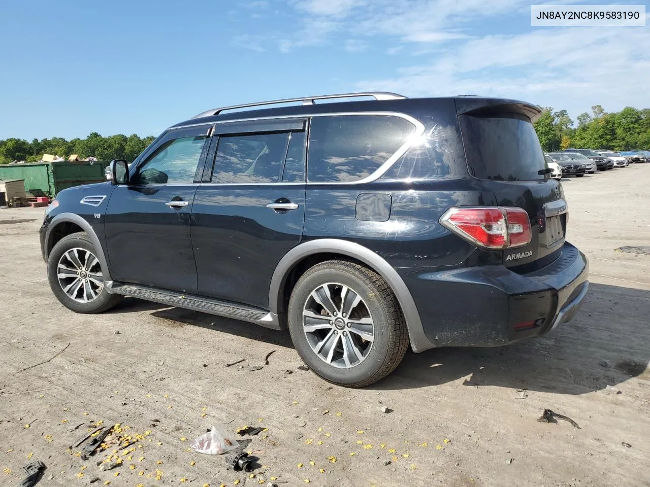 2019 Nissan Armada Sv VIN: JN8AY2NC8K9583190 Lot: 69113634