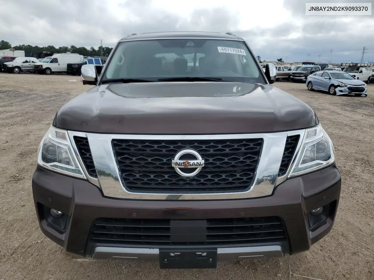 JN8AY2ND2K9093370 2019 Nissan Armada Sv