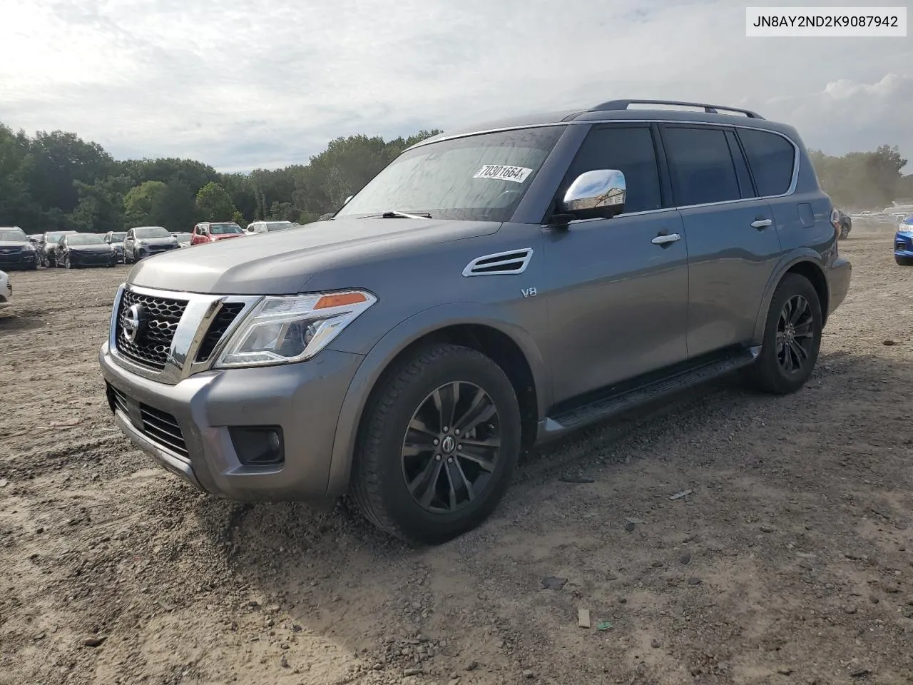 2019 Nissan Armada Sv VIN: JN8AY2ND2K9087942 Lot: 70301664