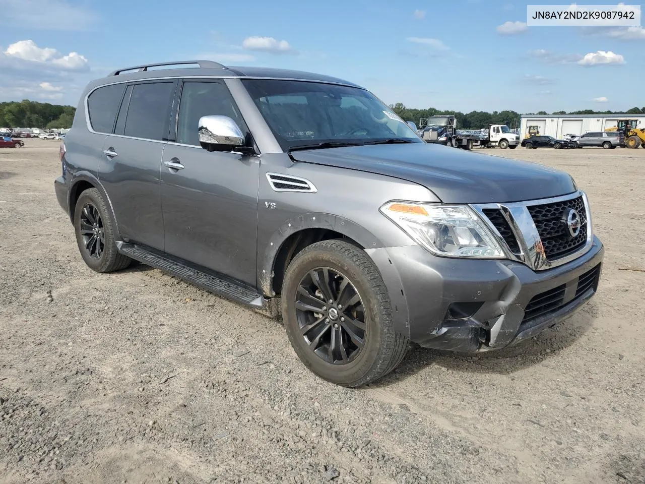 2019 Nissan Armada Sv VIN: JN8AY2ND2K9087942 Lot: 70301664