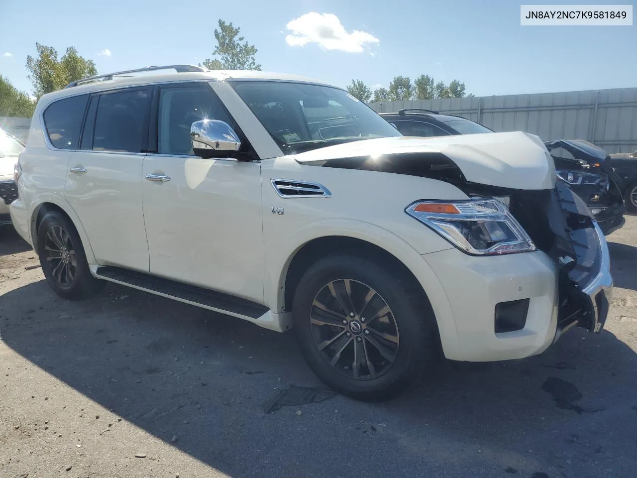 2019 Nissan Armada Sv VIN: JN8AY2NC7K9581849 Lot: 70953854