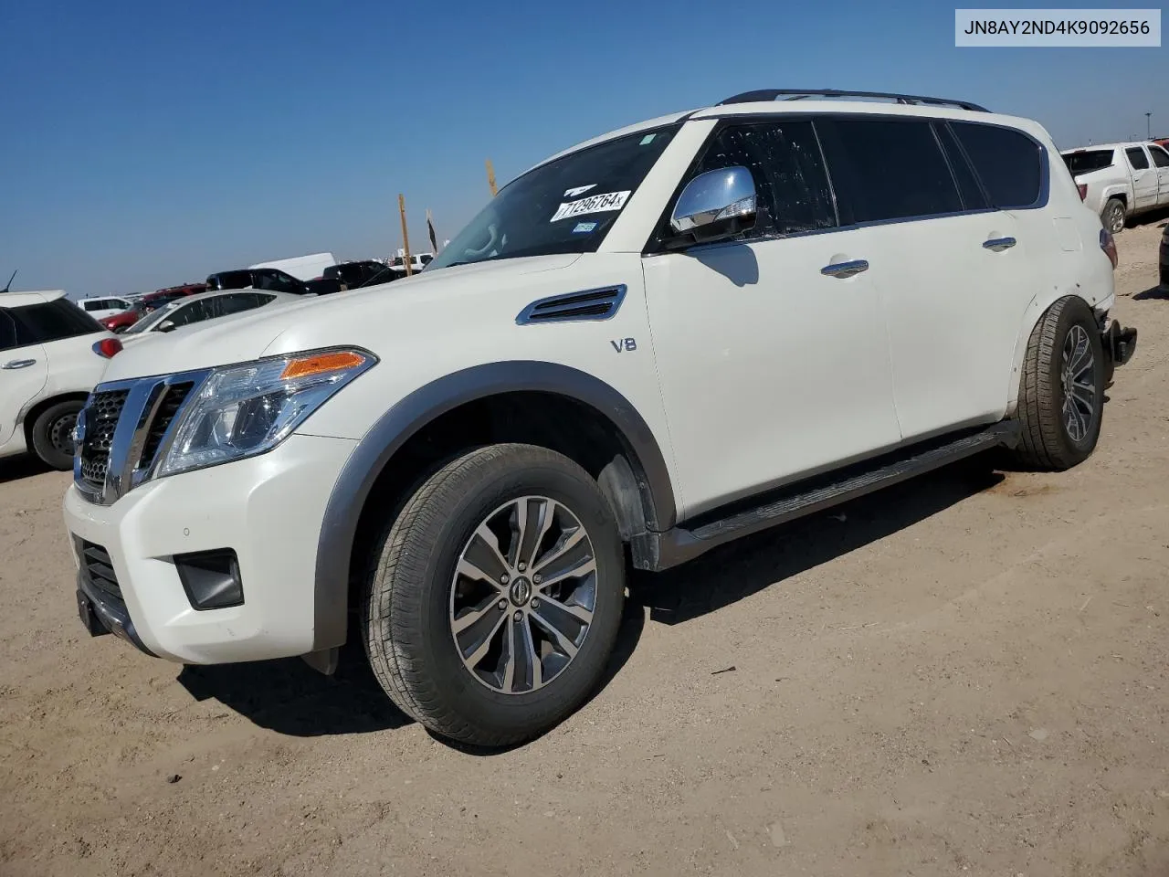 JN8AY2ND4K9092656 2019 Nissan Armada Sv