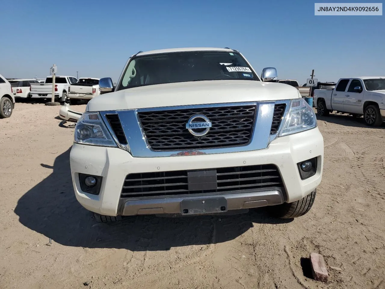 JN8AY2ND4K9092656 2019 Nissan Armada Sv