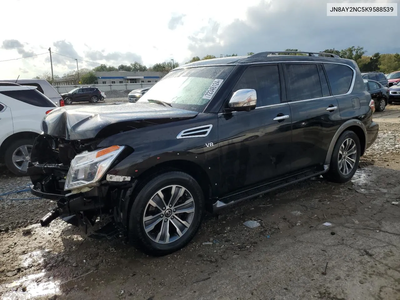 2019 Nissan Armada Sv VIN: JN8AY2NC5K9588539 Lot: 72346124