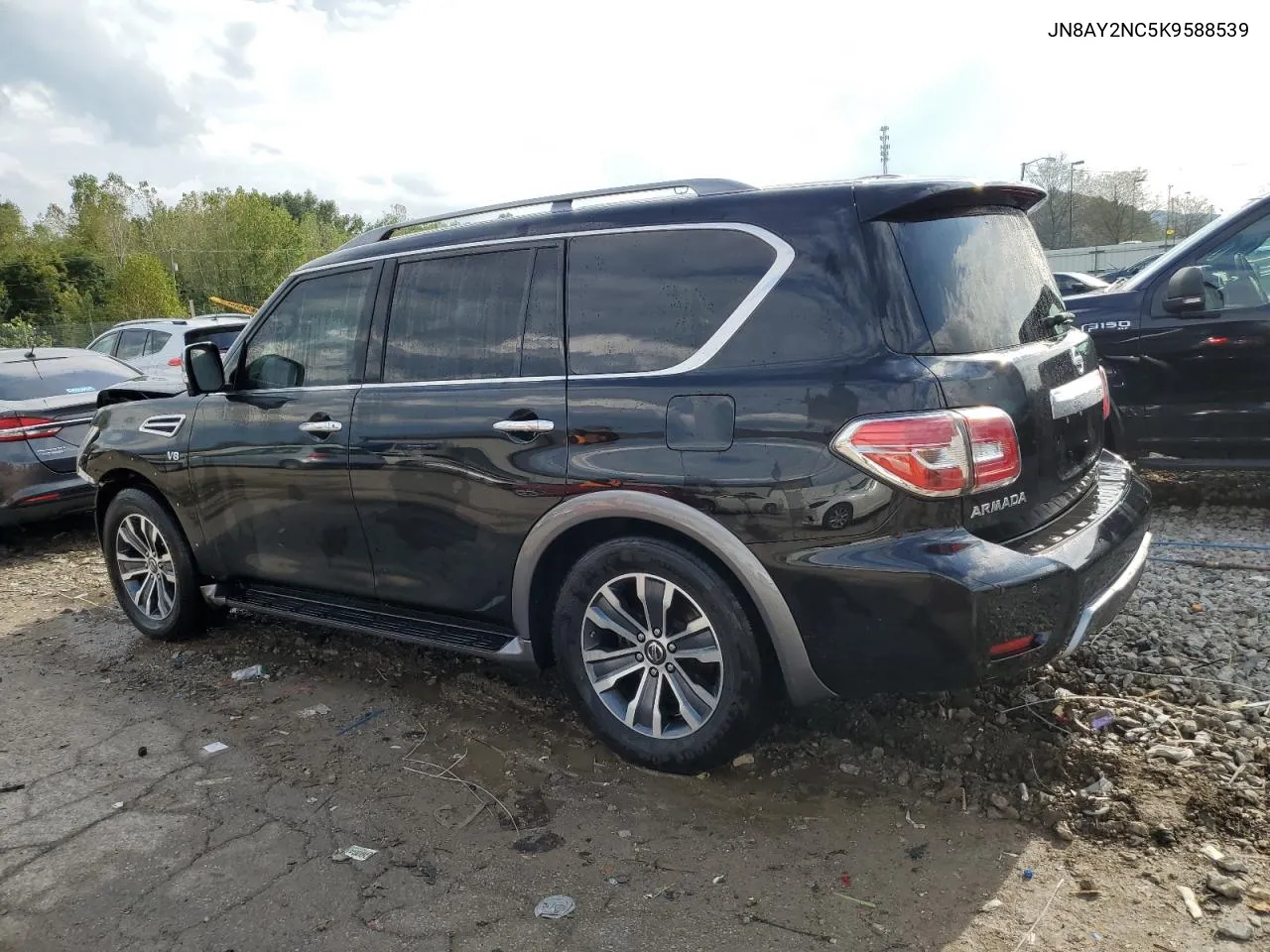 2019 Nissan Armada Sv VIN: JN8AY2NC5K9588539 Lot: 72346124