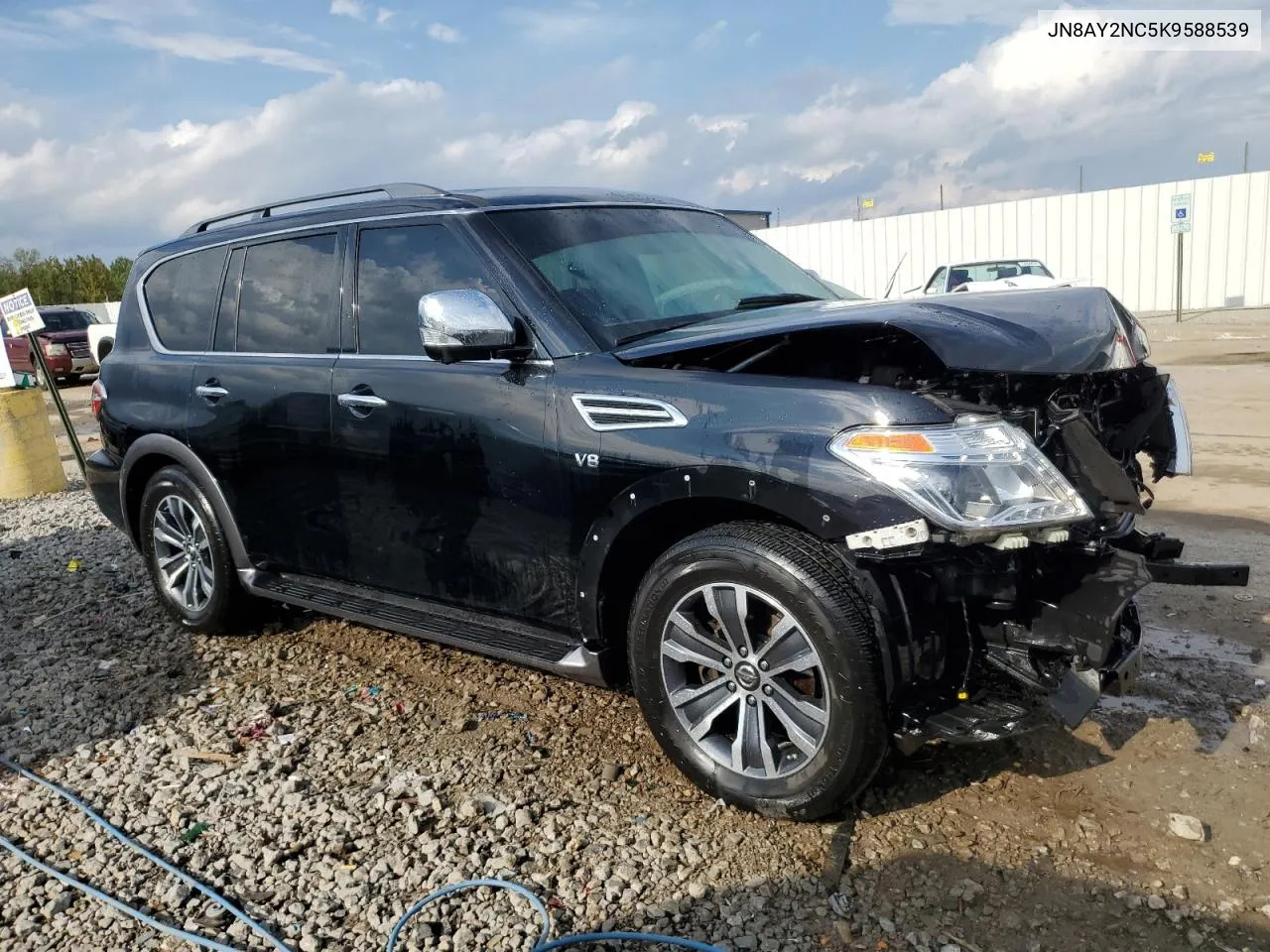 2019 Nissan Armada Sv VIN: JN8AY2NC5K9588539 Lot: 72346124