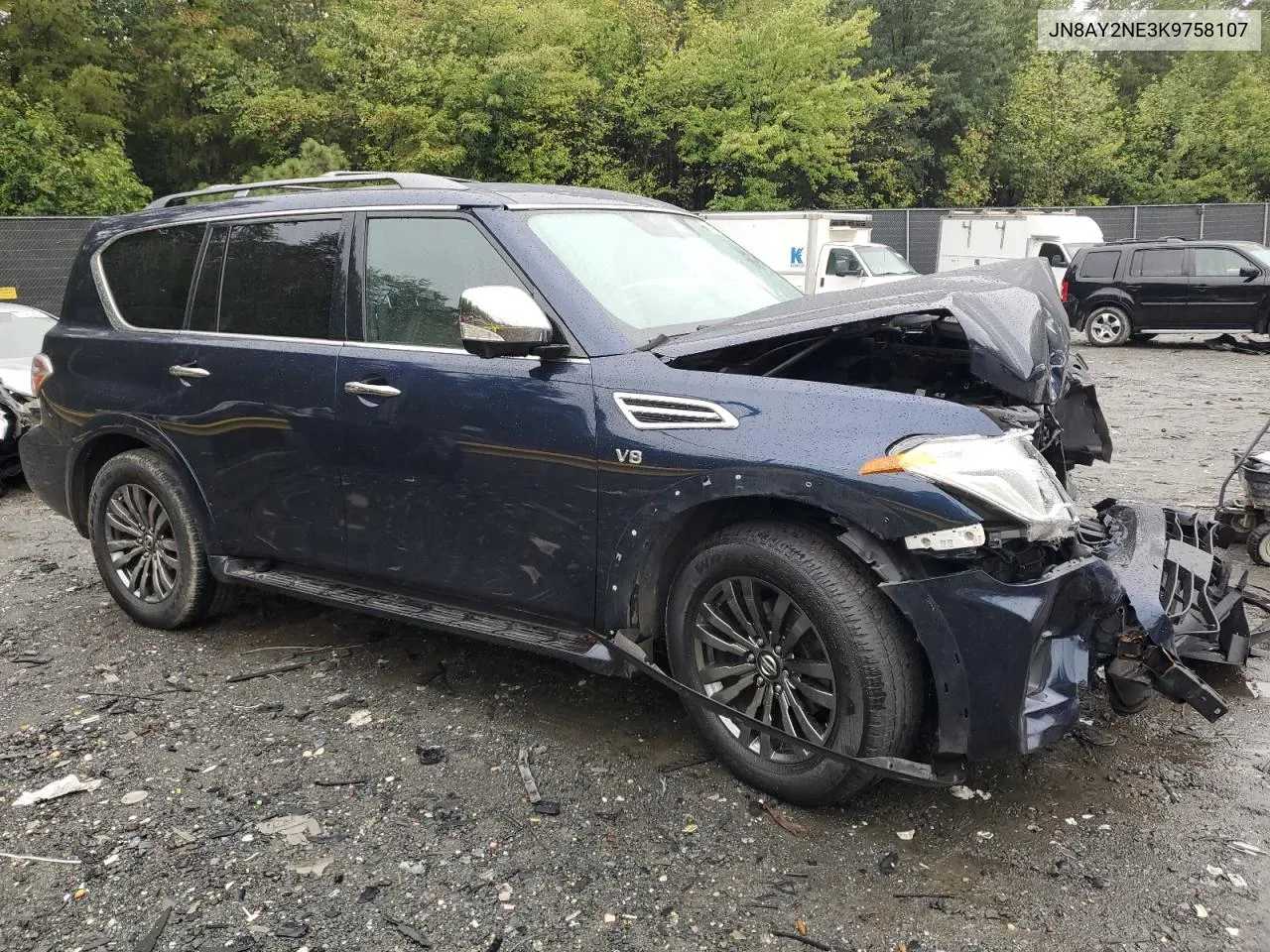 JN8AY2NE3K9758107 2019 Nissan Armada Platinum