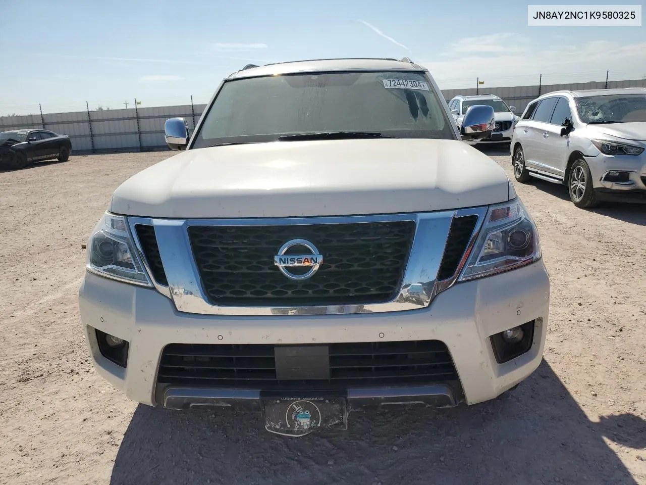 JN8AY2NC1K9580325 2019 Nissan Armada Sv