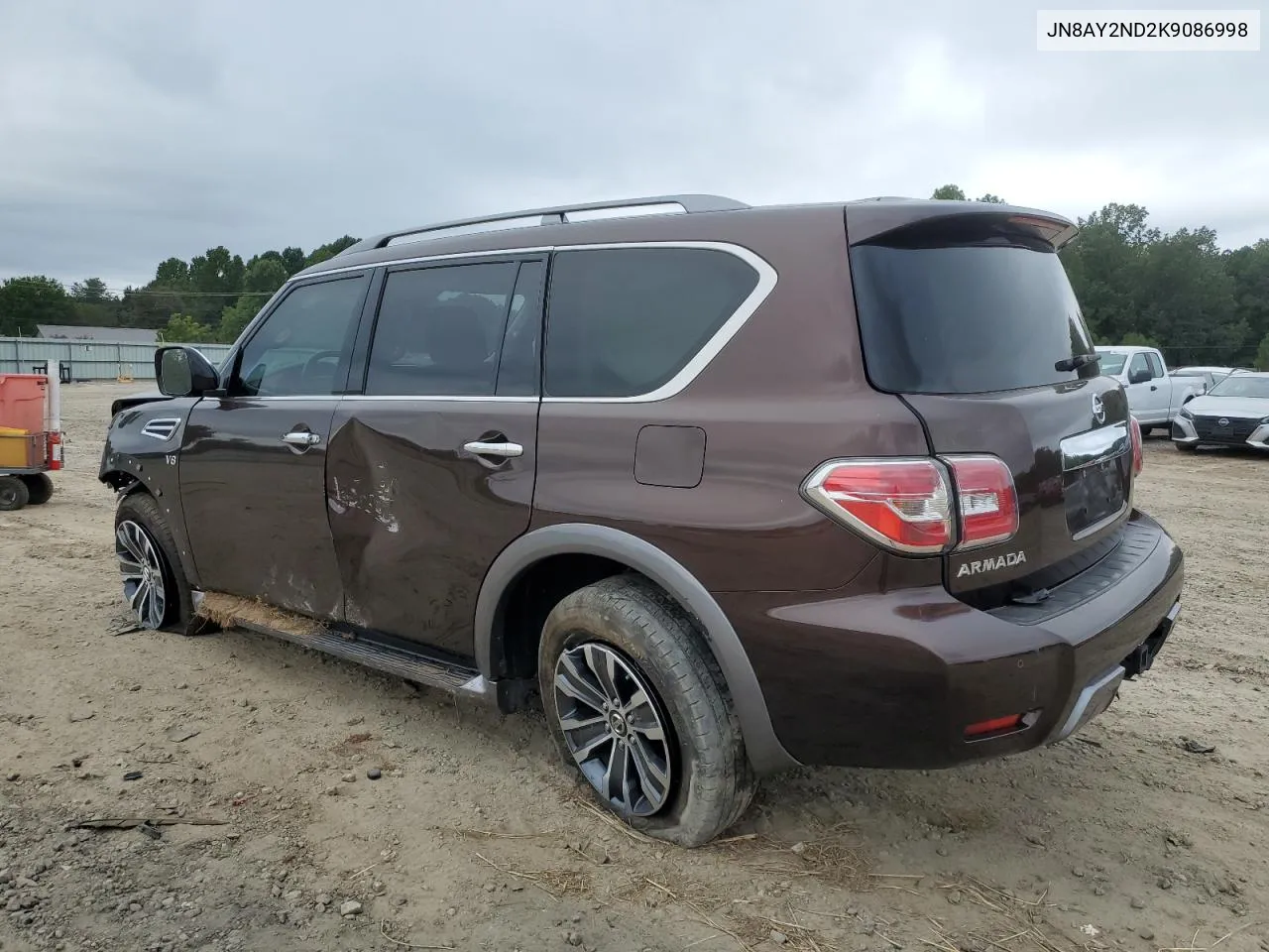 2019 Nissan Armada Sv VIN: JN8AY2ND2K9086998 Lot: 72477694