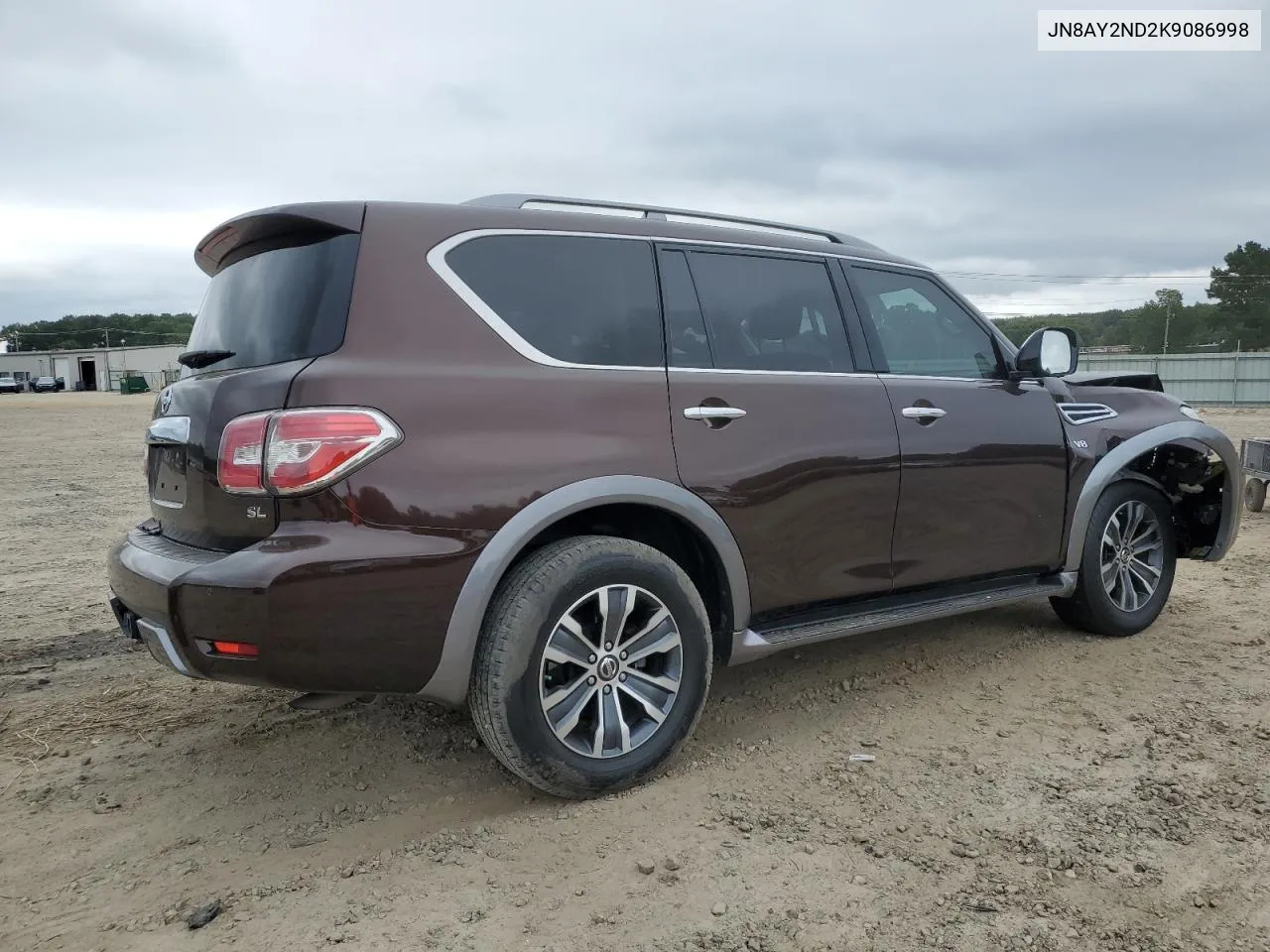 JN8AY2ND2K9086998 2019 Nissan Armada Sv