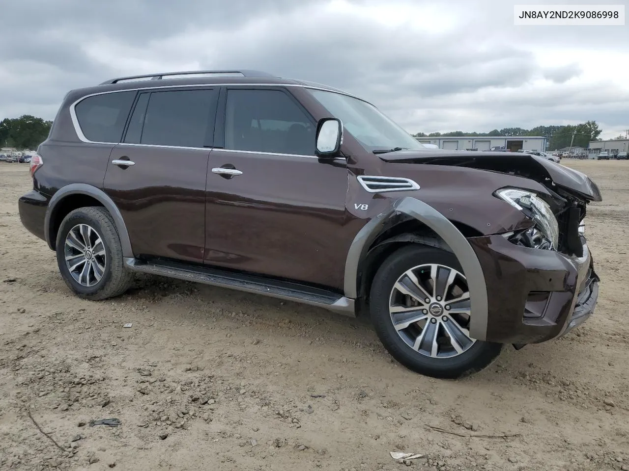 2019 Nissan Armada Sv VIN: JN8AY2ND2K9086998 Lot: 72477694