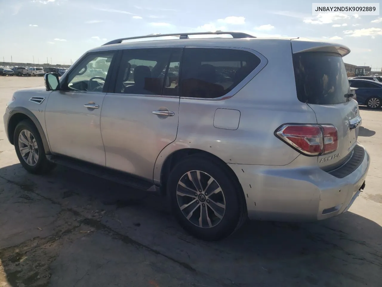 2019 Nissan Armada Sv VIN: JN8AY2ND5K9092889 Lot: 72641274