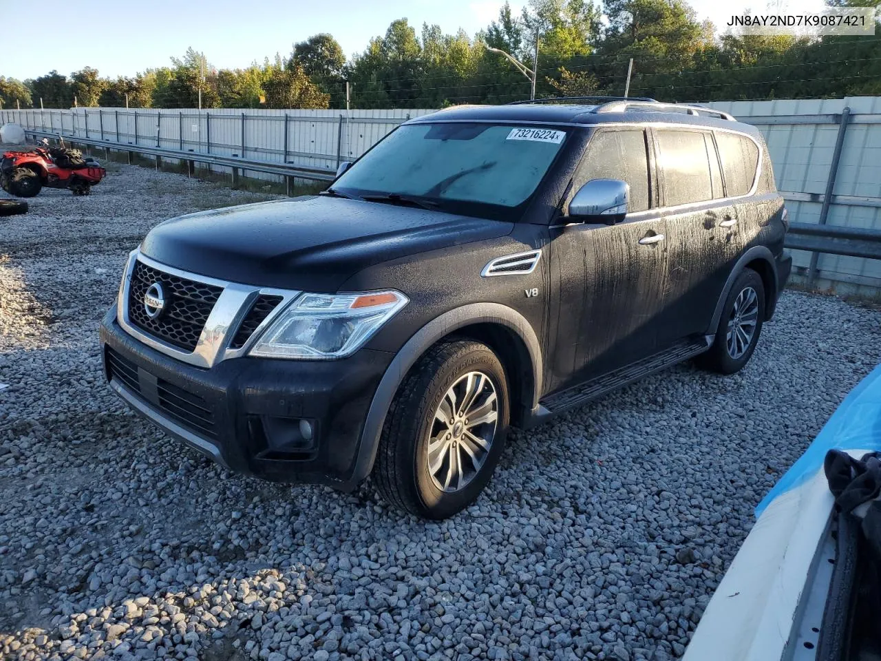 2019 Nissan Armada Sv VIN: JN8AY2ND7K9087421 Lot: 73216224