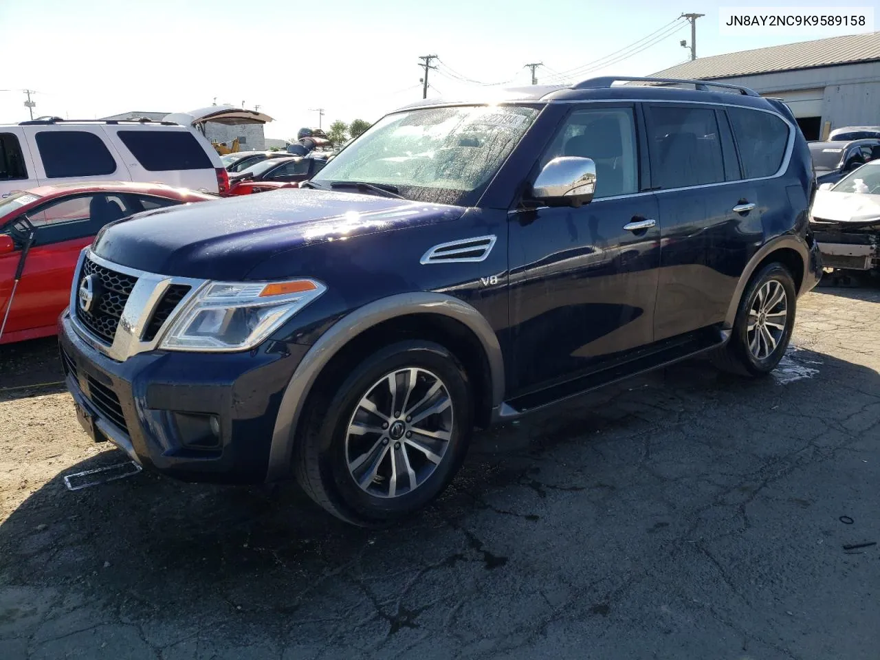 2019 Nissan Armada Sv VIN: JN8AY2NC9K9589158 Lot: 73227194