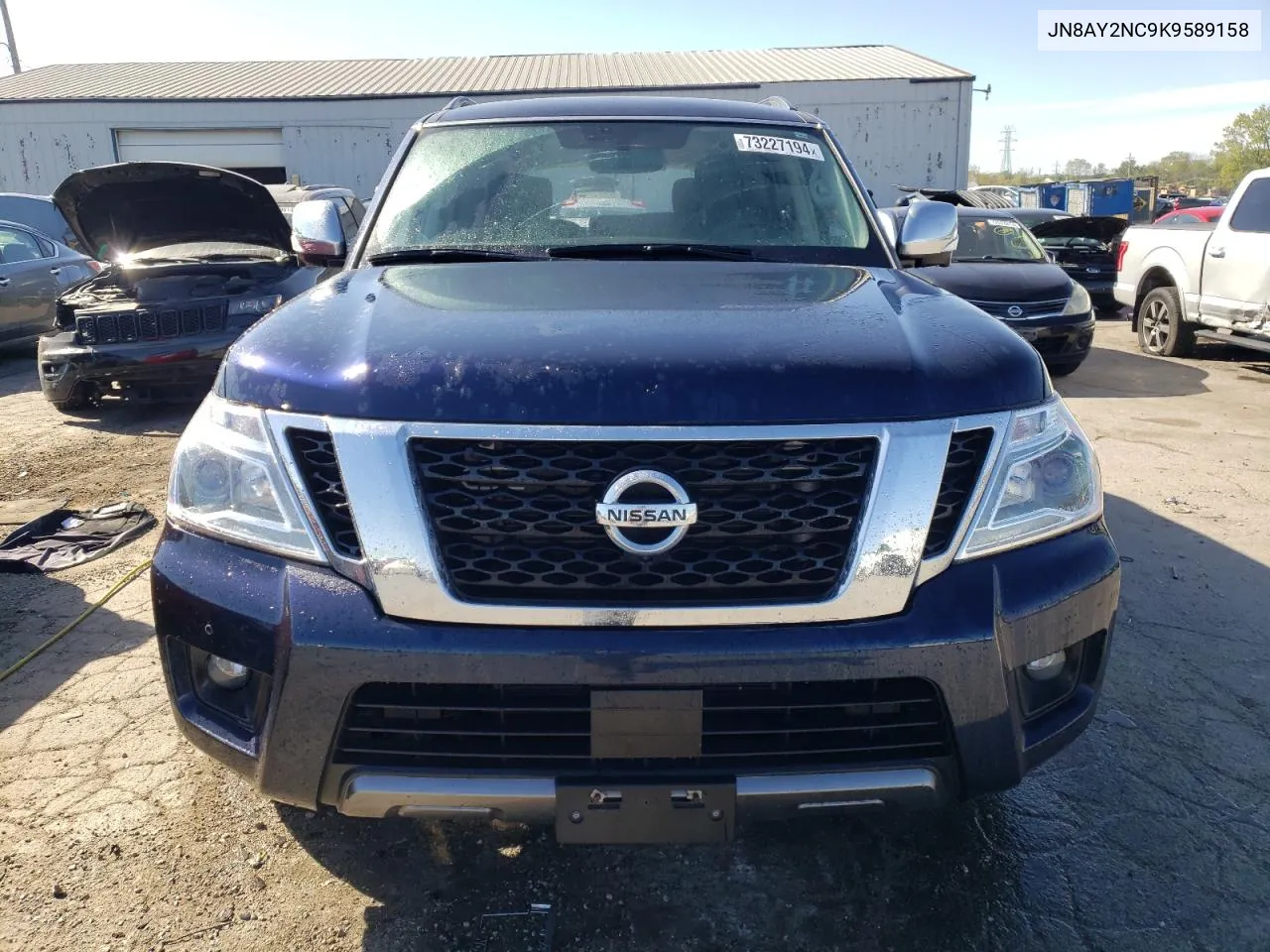 2019 Nissan Armada Sv VIN: JN8AY2NC9K9589158 Lot: 73227194