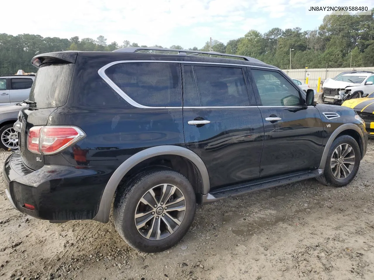 2019 Nissan Armada Sv VIN: JN8AY2NC9K9588480 Lot: 73414754