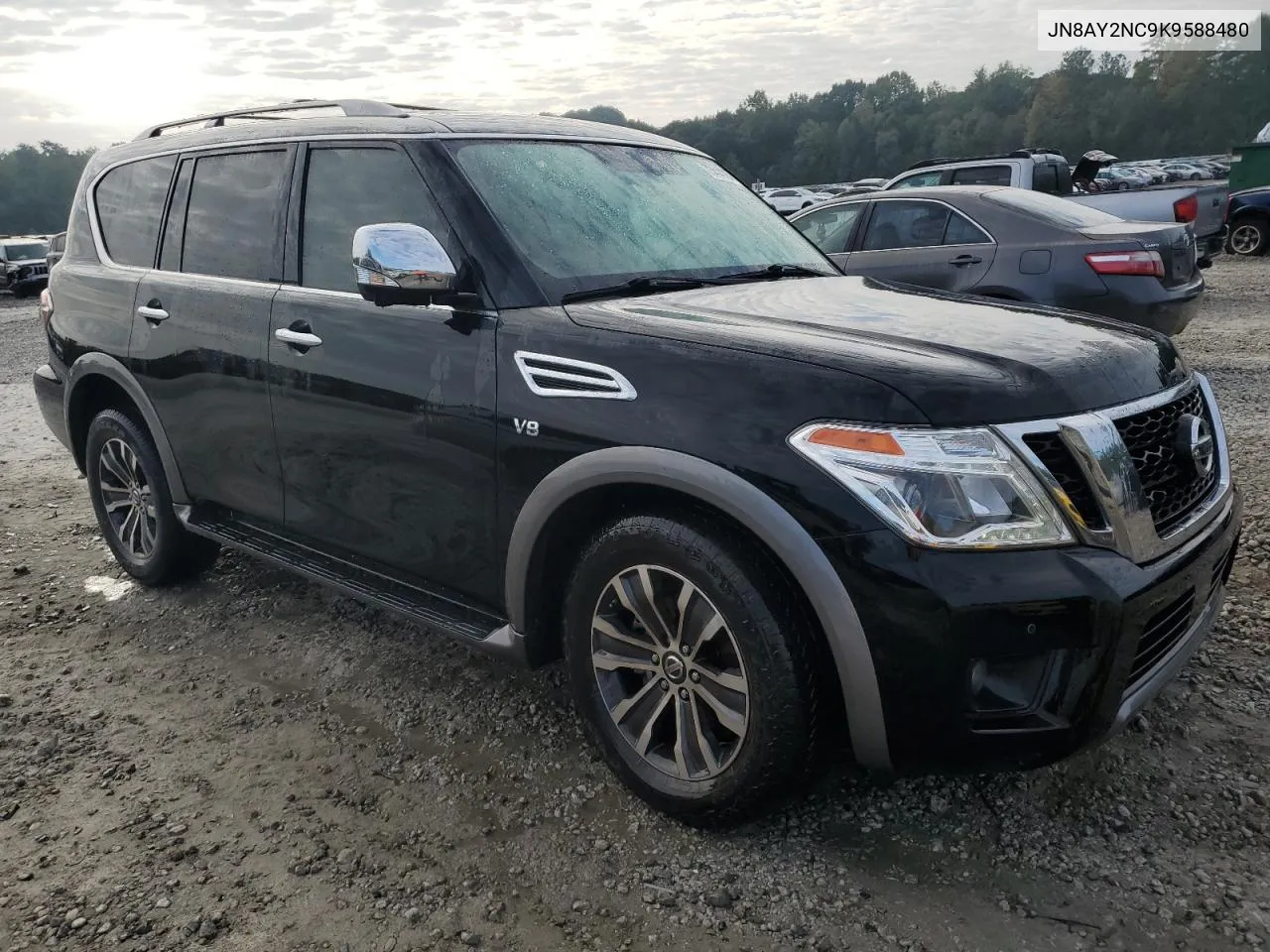 JN8AY2NC9K9588480 2019 Nissan Armada Sv