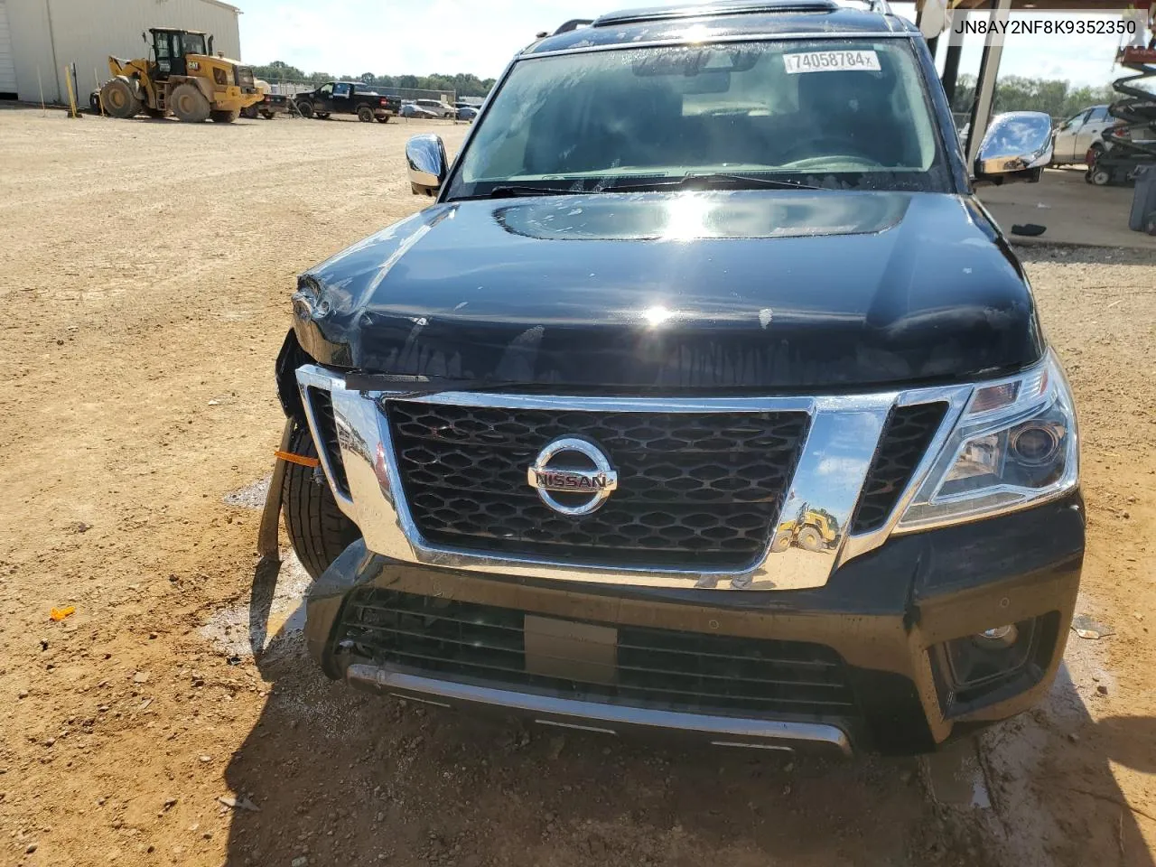 2019 Nissan Armada Platinum VIN: JN8AY2NF8K9352350 Lot: 74058784