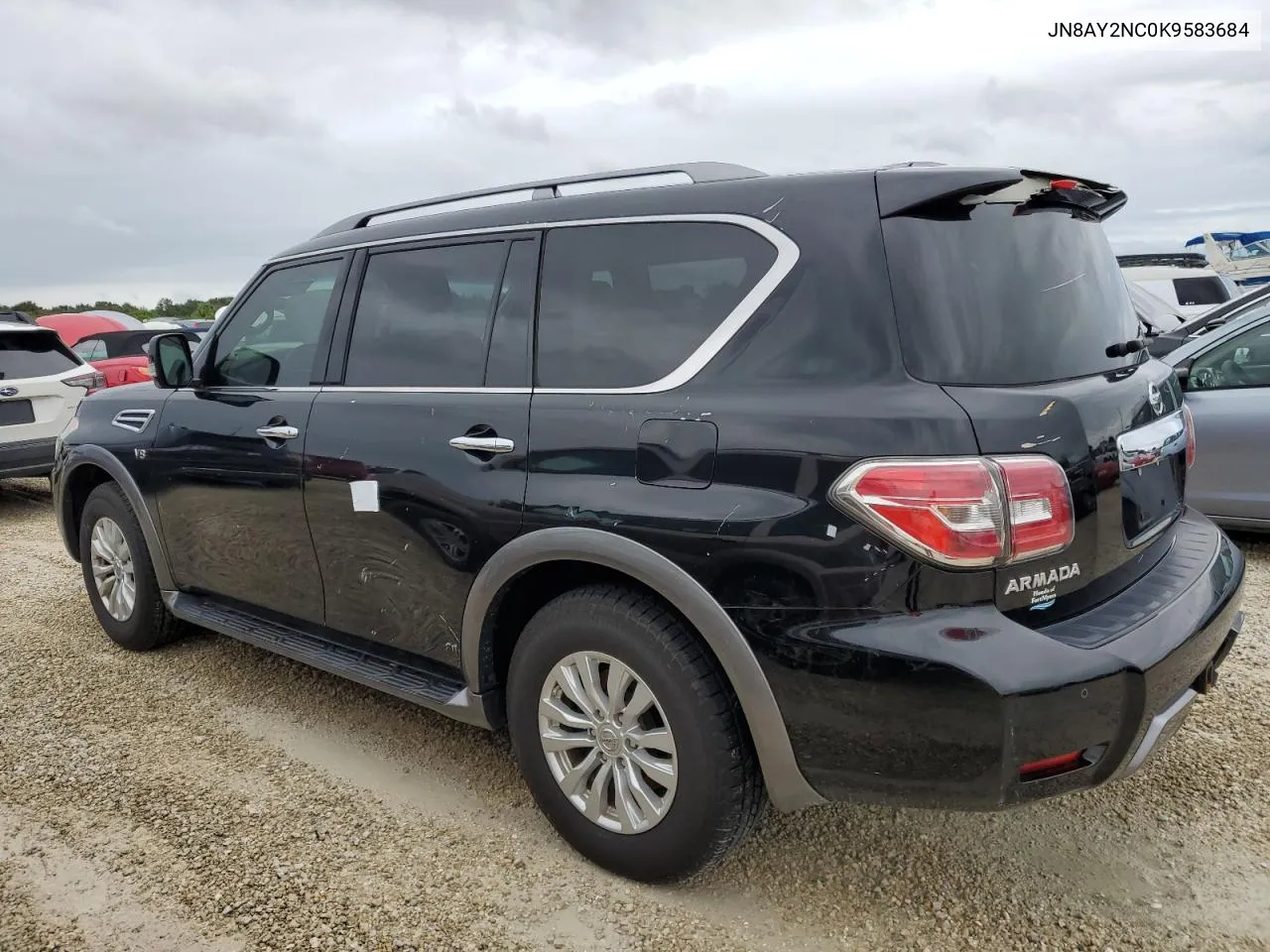 2019 Nissan Armada Sv VIN: JN8AY2NC0K9583684 Lot: 74782754