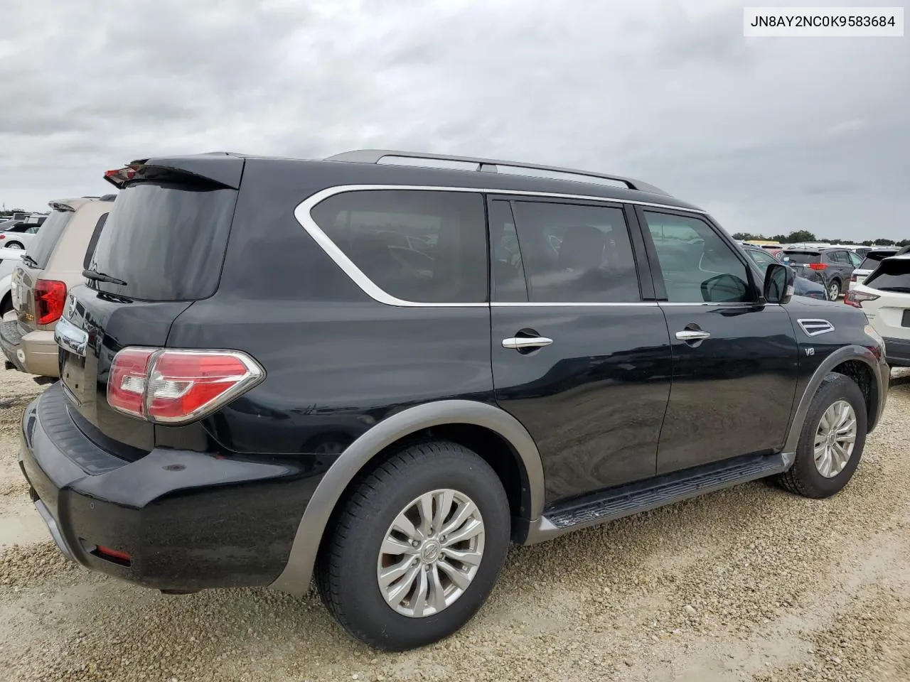 2019 Nissan Armada Sv VIN: JN8AY2NC0K9583684 Lot: 74782754