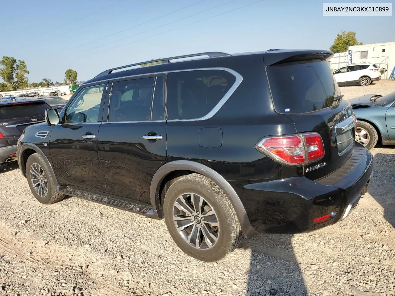 2019 Nissan Armada Sv VIN: JN8AY2NC3KX510899 Lot: 74849174